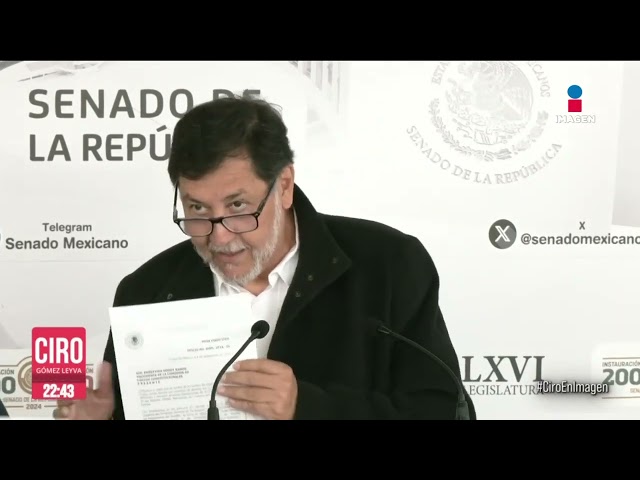 ⁣No hay poder que detenga el proceso legislativo: Noroña sobre reforma judicial | Ciro Gómez Leyva