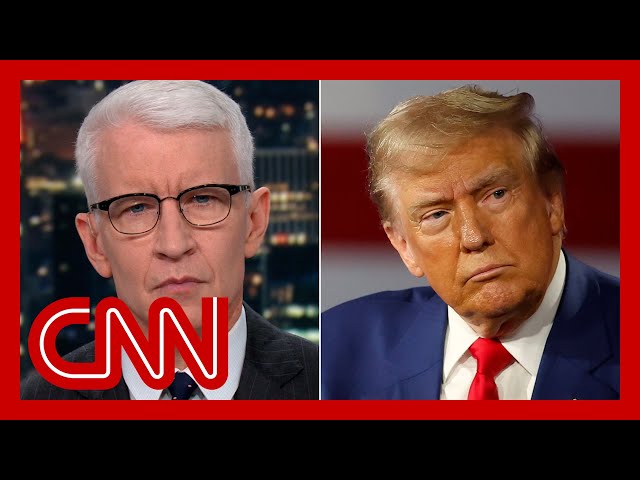 ⁣‘Demonstrably false’: Anderson Cooper directly rebukes Trump’s comments about him