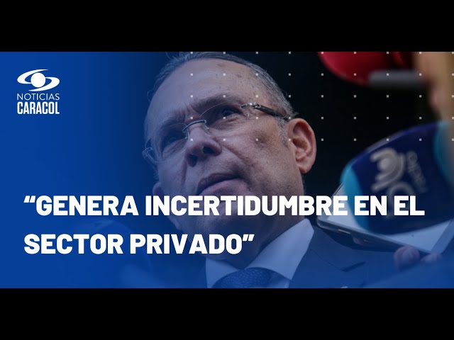 Presidente del Senado advierte que cuenta con los votos para bloquear la nueva reforma tributaria