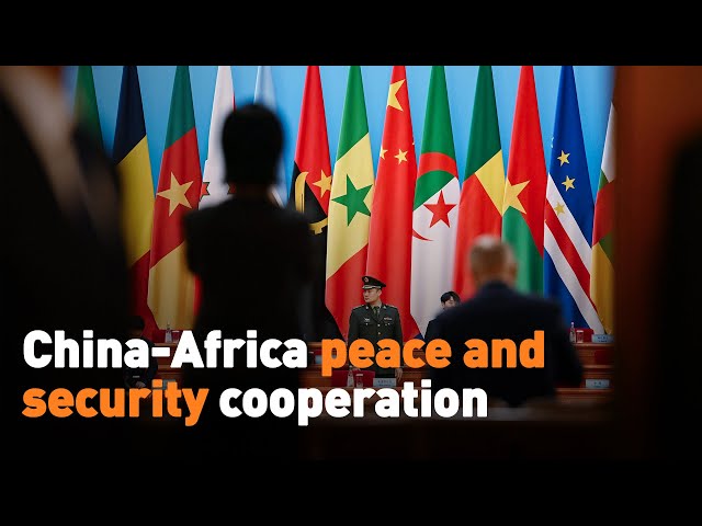 ⁣China-Africa peace and security cooperation