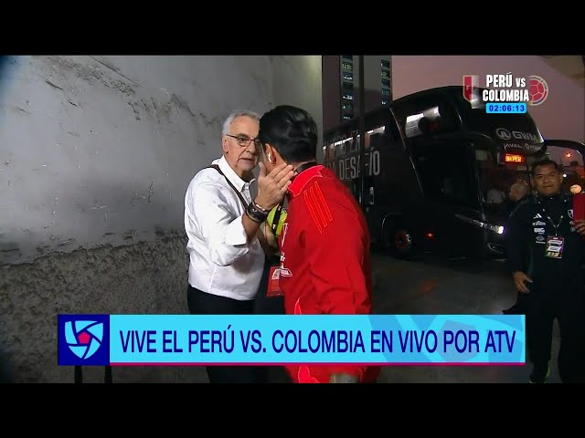 ⁣La selección peruana llega al Estadio Nacional para enfrentar a Colombia