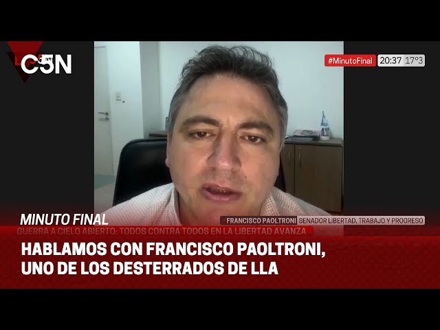 ⁣FRANCISCO PAOLTRONI: ¨En LA LIBERTAD AVANZA hay INFILTRADOS¨