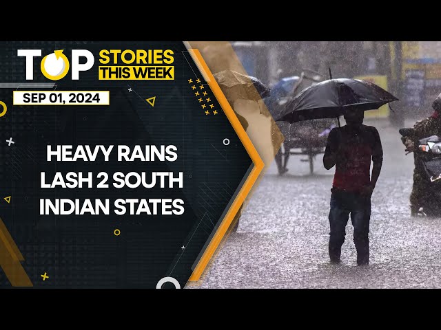 ⁣Heavy rains triggers massive waterlogging in Telangana, Andhra Pradesh | Top Stories | WION