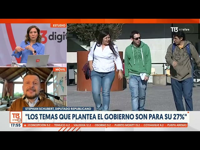 Diputado Schubert y proyecto del CAE: "Los temas que plantea el gobierno son para su 27%"