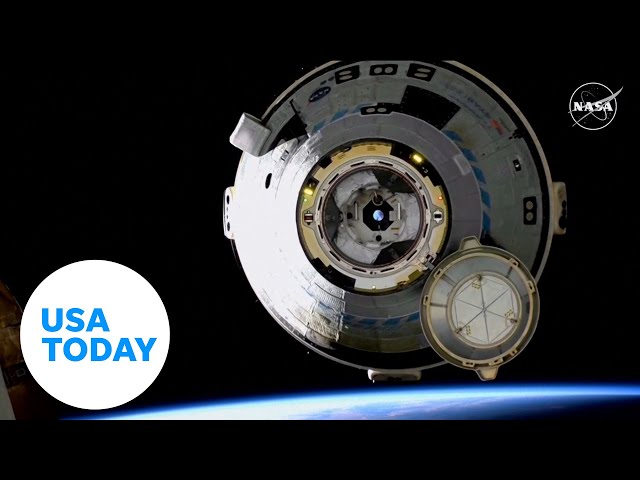 ⁣Troubled Boeing Starliner craft undocks from ISS | USA TODAY