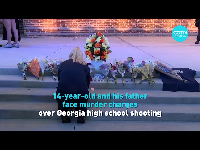 ⁣14-year-old boy and his father face murder charges over Georgia high school shooting