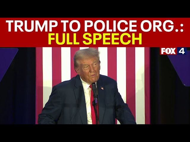 ⁣Trump at Fraternal Order of Police meeting: FULL SPEECH