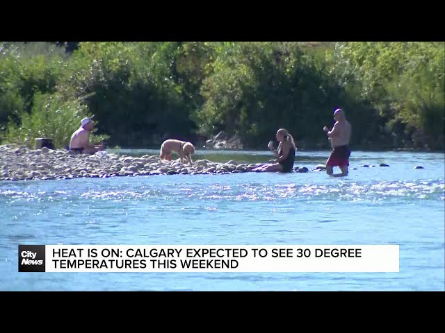 ⁣Calgary expected to see 30-degree temperatures this weekend