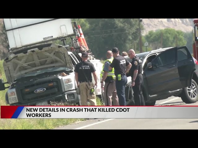 ⁣New details in deadly crash that killed 2 CDOT workers in Colorado