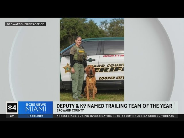 BSO deputy and her K9 receive honor