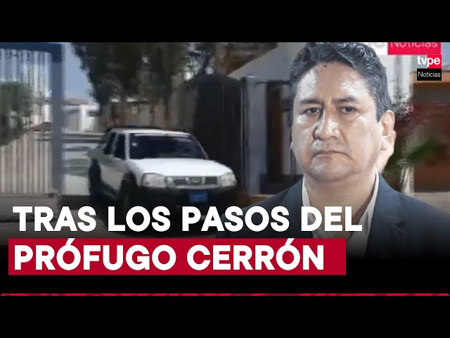 Vladimir Cerrón: allanan vivienda donde habría estado el prófugo líder de Perú Libre