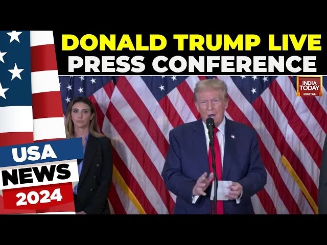 ⁣Donald Trump Press Conference LIVE: Trump Speaks On Defamation Verdict Against Him |US Election LIVE