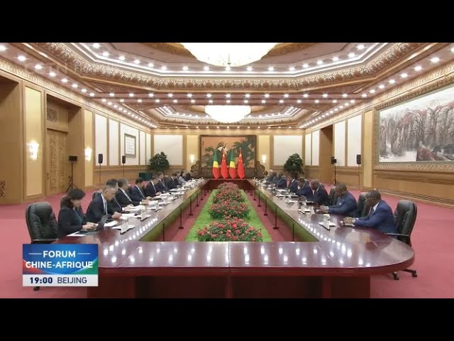 ⁣Rencontres bilatérales de Xi Jinping avec les dirigeants congolais, somalien, libérien et burundais