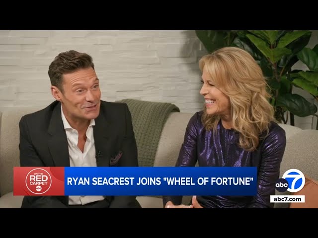 ⁣Ryan Seacrest joining Vanna on "Wheel of Fortune" starting Sept. 9