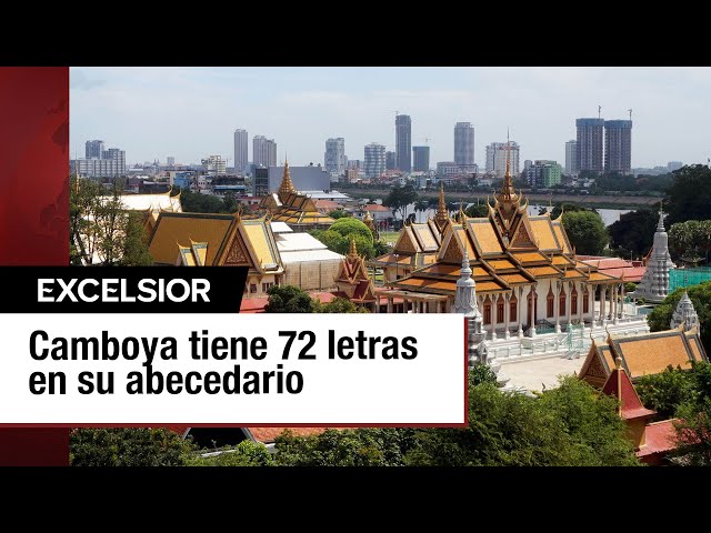 ⁣Maravillas de Nom Pen y el único abecedario de 72 letras en Camboya