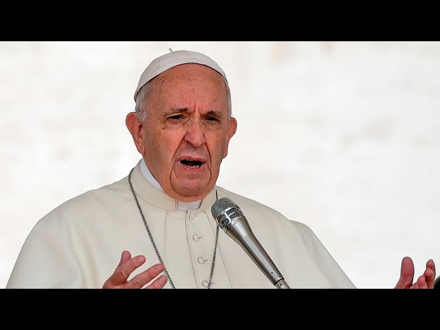 ⁣Pope Francis arrives in Papua New Guinea