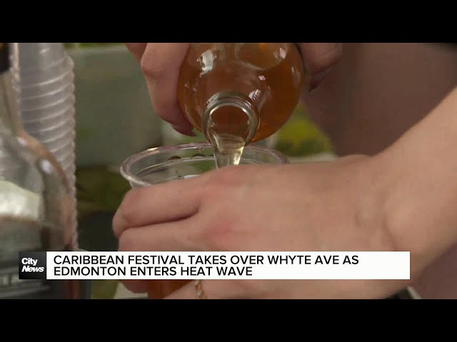 ⁣Caribbean festival takes over Whyte Ave as Edmonton enters heat wave