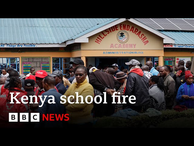 ⁣Days of mourning declared in Kenya after fatal school fire | BBC News