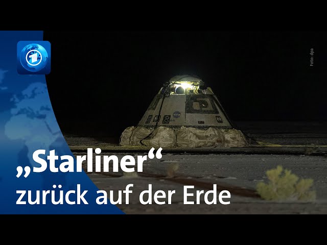 „Starliner“-Raumkapsel zurück auf der Erde – ohne Astronaut:innen