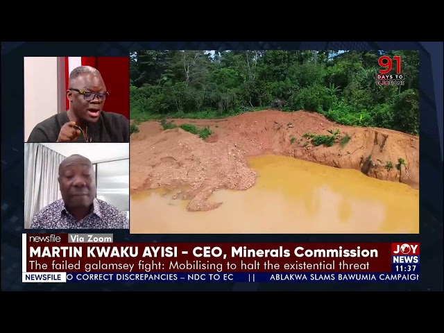 ⁣Minerals Commission CEO responds to calls for a ban on all mining activities