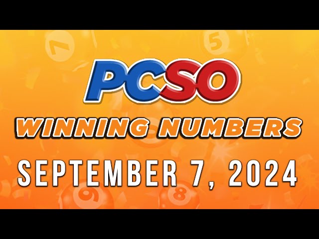 ⁣P281M Jackpot Grand Lotto 6/55, 2D, 3D, 6D, and Lotto 6/42 | September 7, 2024