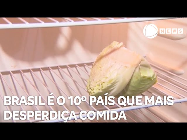 ⁣Brasil é o décimo país que mais desperdiça comida no mundo