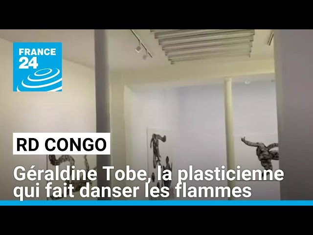 ⁣Géraldine Tobe, la plasticienne congolaise qui fait danser les flammes • FRANCE 24