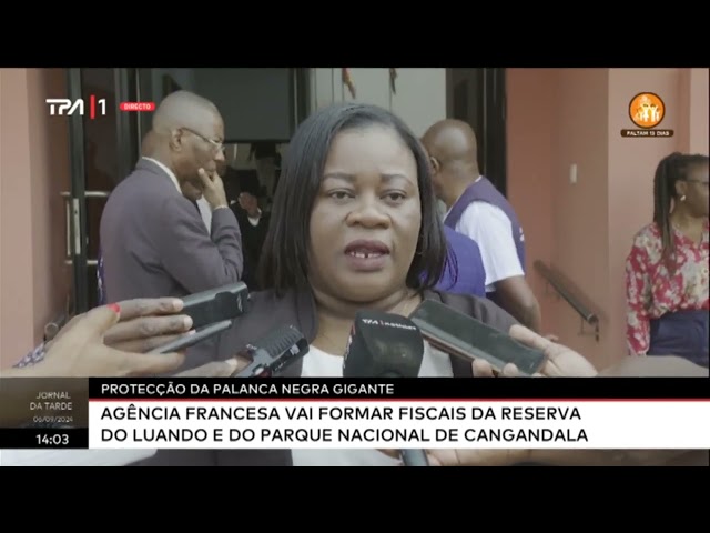 ⁣Proteção da Palanca Negra Gigante - Agência Francesa vai formar fiscais da reserva do Luando e do