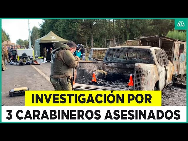 Encuentran chalecos antibalas de carabineros asesinados: Intensa búsqueda del principal sospechoso