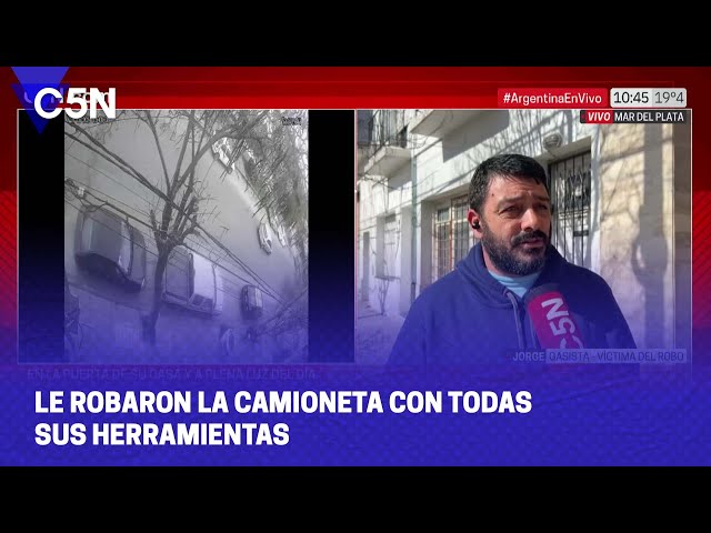 ⁣Le ROBARON la CAMIONETA con TODAS SUS HERRAMIENTAS