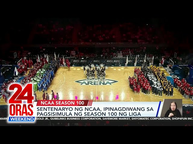 ⁣24 Oras Weekend Part 2 - Mga aso pinatay; NCAA Season 100 opener; Barbie sa kissing scene... ; atbp.