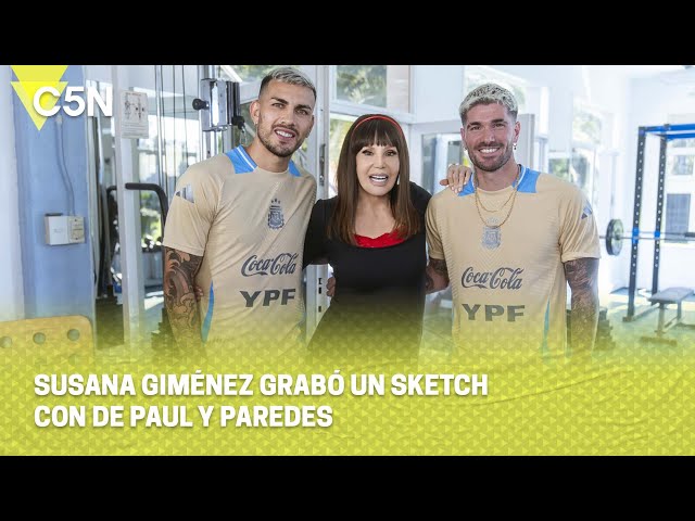 ⁣SUSANA GIMÉNEZ GRABÓ un SKETCH con DE PAUL y PAREDES