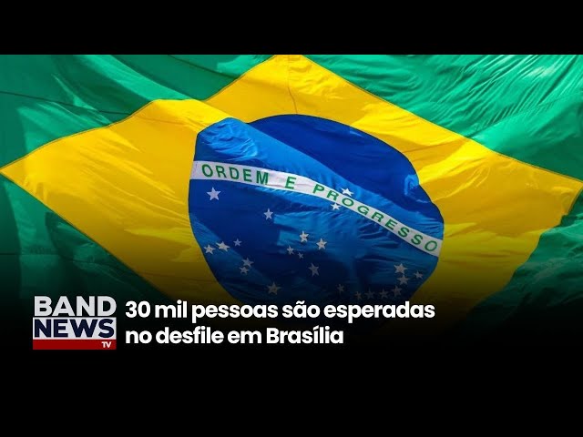 ⁣AGORA: acompanhe ao vivo o desfile de 7 de setembro em Brasília