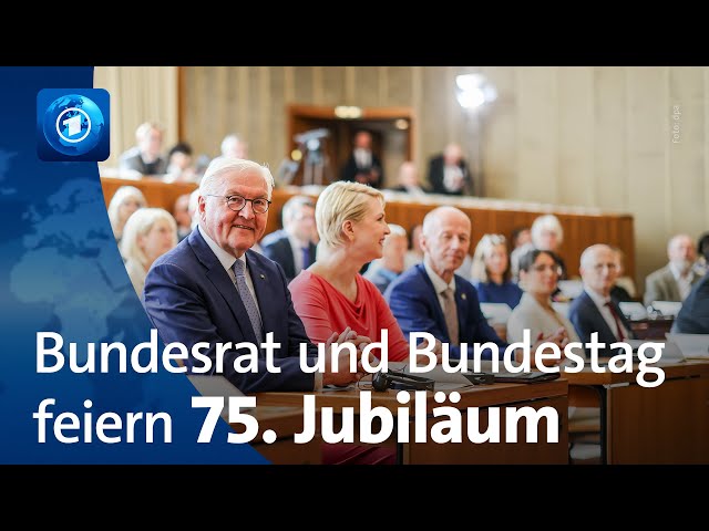 ⁣75 Jahre Bundestag und Bundesrat: Feierlichkeiten in Berlin und Bonn