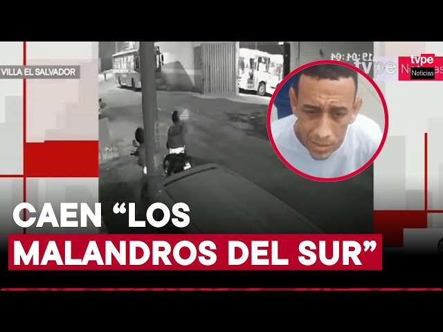 ⁣Capturan a seis presuntos extorsionadores de la empresa El Chino en Villa el Salvador