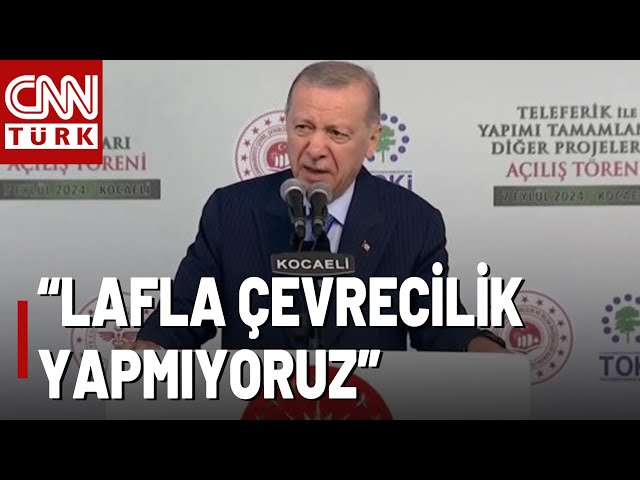 Erdoğan Kocaeli'de Konuştu! Erdoğan: "İzmir Körfezi'nde Yaşanan Pislik İzmit'te 