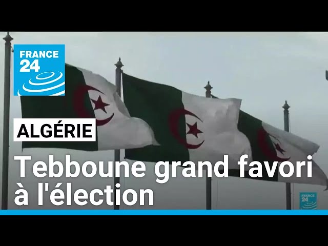 Les Algériens élisent leur président, Tebboune grand favori • FRANCE 24