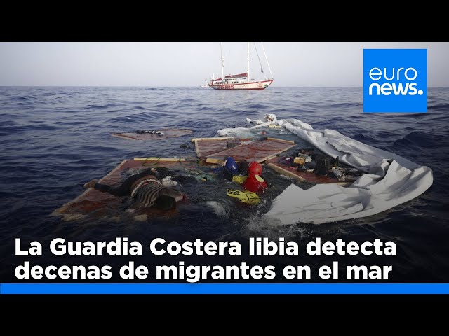 ⁣La Guardia Costera libia intercepta a decenas de migrantes intentando llegar a Europa