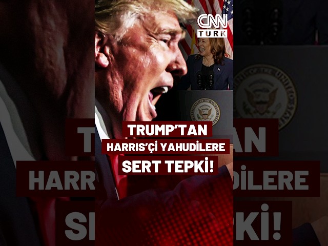 Donald Trump'tan Harris'i Destekleyen Yahudilere Sert Tepki: Kafalarının İncelenmesi Gerek