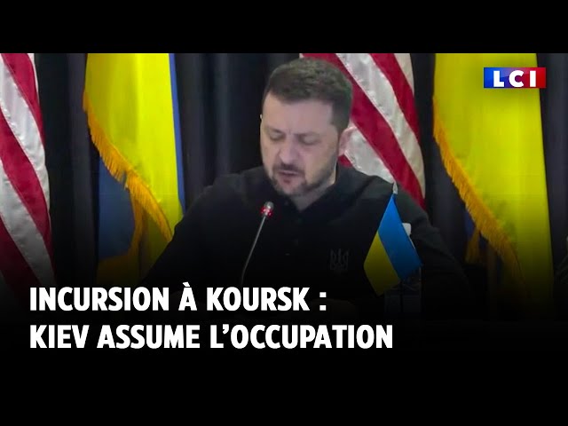 ⁣Incursion à Koursk : Kiev assume l’occupation