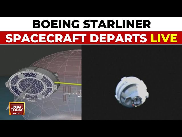 ⁣NASA LIVE: Uncrewed Boeing Starliner Spacecraft Departs From International Space Station | LIVE NEWS