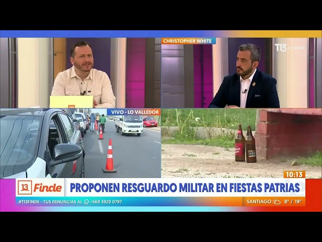 Alcalde de San Bernardo pide presencia militar para Fiestas Patrias: "Tienen que adecuarse"