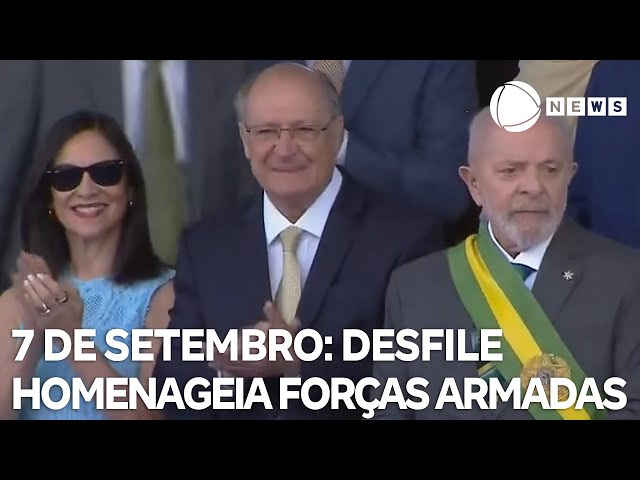 ⁣7 de Setembro: desfile homenageia forças armadas, SUS e atletas militares