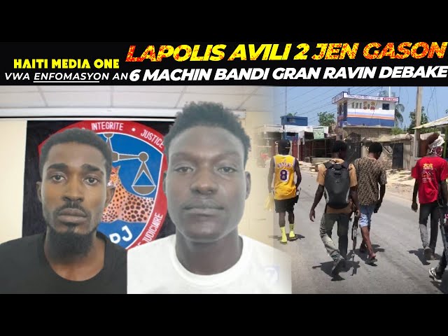 ⁣Lapolis Fini Ak 2 Jèn Gason Yo , 6 Kamyon Bandi Gran Ravin Pran Direksyon Leyogàn Bagay Yo Grav