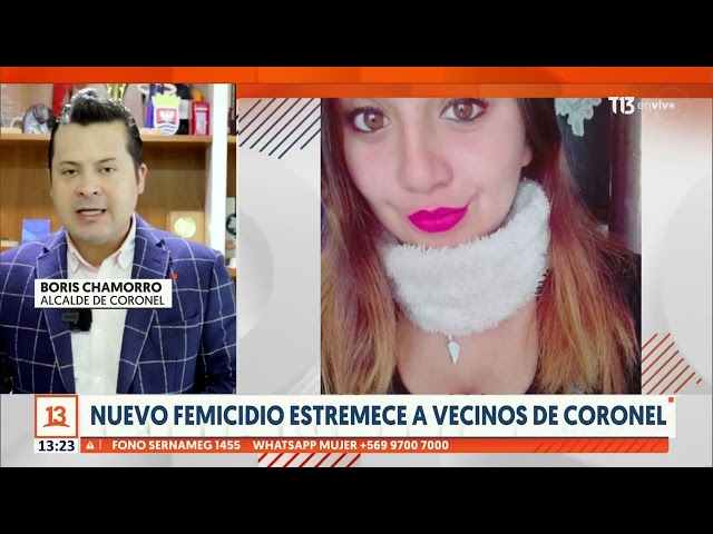 ⁣Nuevo femicidio estremece a vecinos de Coronel