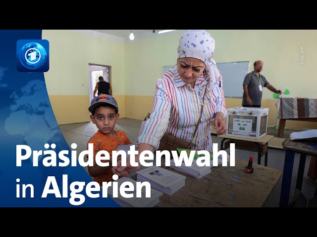 ⁣Präsidentenwahl in Algerien