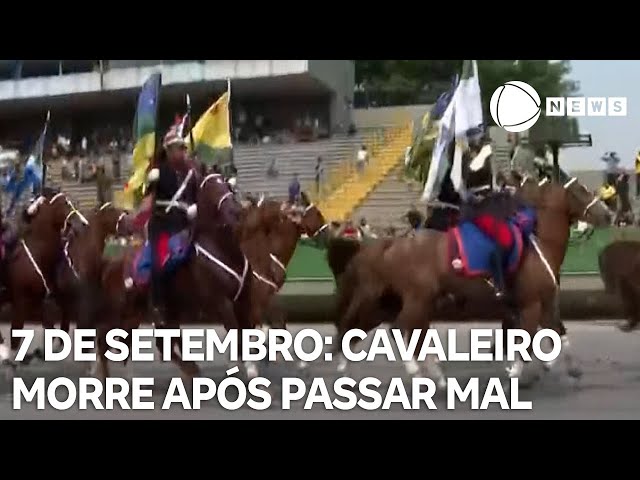 7 de Setembro: Oficial da Cavalaria morre após passar mal durante desfile