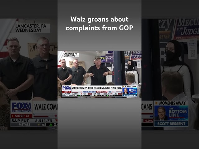 Walz dishes fiery accusation to Trump campaign: ‘Rooting against America’ #shorts