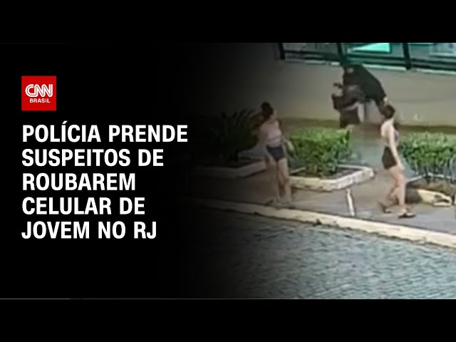 Polícia prende suspeitos de roubarem celular de jovem no RJ | AGORA CNN