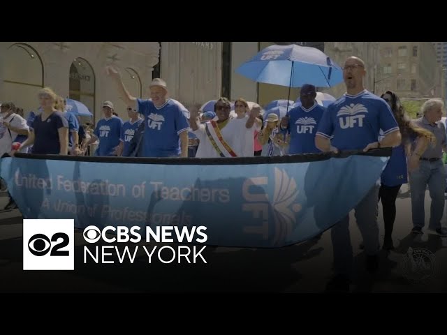 ⁣NYC Labor Day Parade 2024 stepping off in Manhattan